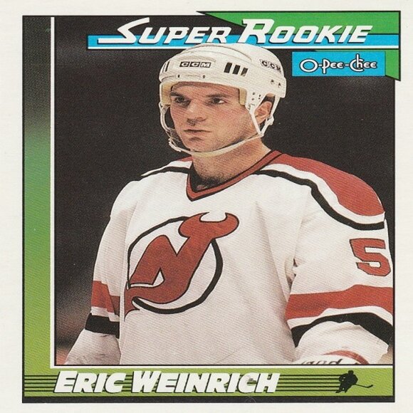Eric Weinrich New Jersey Devils NHL Hockey Card Collection - 6 Card Set - Picture 3 of 7
